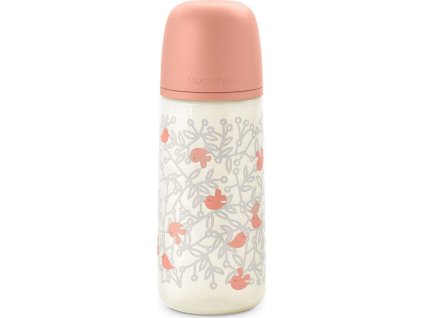 SUAVINEX | Kojenecká láhev 360 ml L BIRDIES - růžová (Varianta SUAVINEX | Kojenecká láhev 360 ml L BIRDIES - růžová)