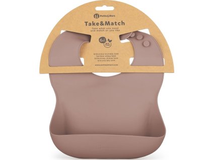 PETITEMARS PETITE&MARS Bryndák silikonový Take&Match Velvet Latte 6m+