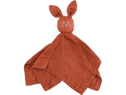 PETITEMARS PETITE&MARS Mazlíček bambusový mušelínový Hugo Cinnamon Spice 0m+