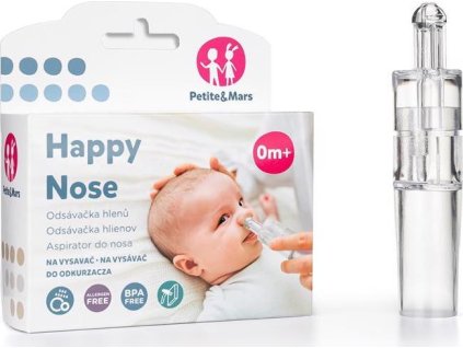PETITEMARS PETITE&MARS Odsávačka nosních hlenů na vysavač Happy Nose 0 m+