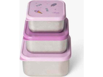 citron sada 3 stohovatelnych boxu z nerezu stormy unicorn