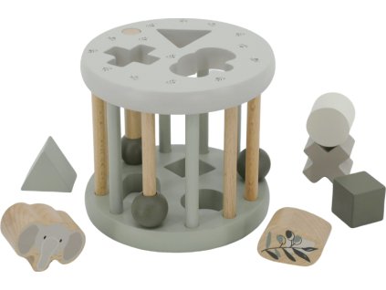 label label ovalna vkladacka tvaru olive green