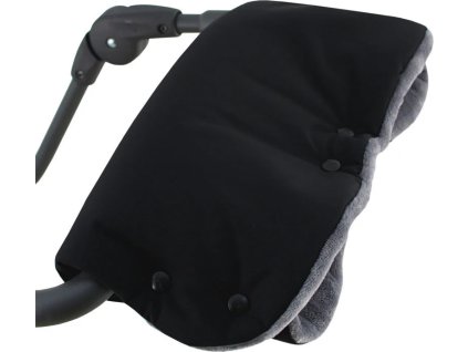 ESITO | Rukávník ke kočárku Magna Black / Grey - 45 x 53 cm