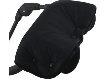 ESITO | Rukávník ke kočárku Magna Black / Black - 45 x 53 cm