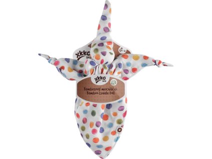 xkko bmb cuddly toys digi watercolour polka dots card small