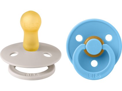 BIBS Colour cumliky z prirodneho kaucuku 2ks velkost 2 Mushroom Breeze 120462 5713795269631