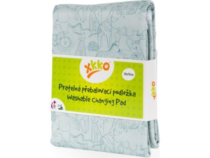 xkko pul changing pad 50x70 safari granite green 8594216381043 m