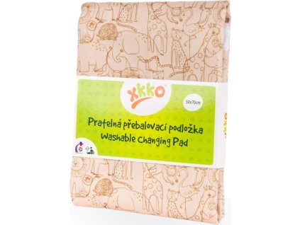 xkko pul changing pad 50x70 safari honey mustard 8594216381005 m