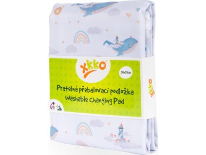 xkko pul changing pad 50x70 digi sky whale 8594216381142 m