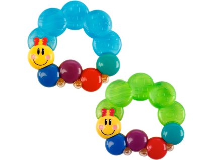 Baby Einstein Kousátko plněné vodou Teether-pillar™ modrá 3m+