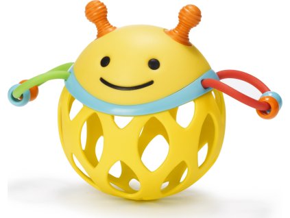 Skip Hop Chrastítko kulaté do ruky - Včelka 3m+