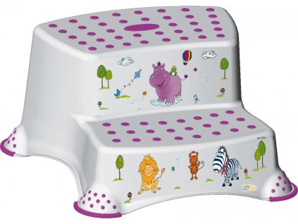 KEEEPER Dvojstupínek k WC/umyvadlu (Varianta Bílá)