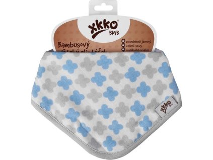 bandana baby blue cross mm