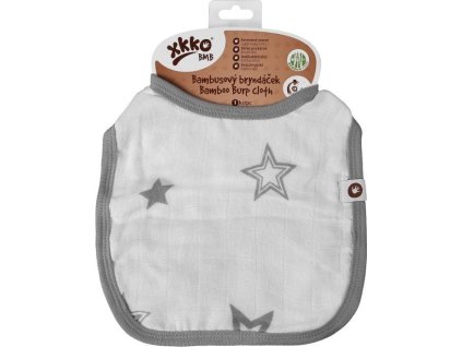 burp cloth silver stars mm