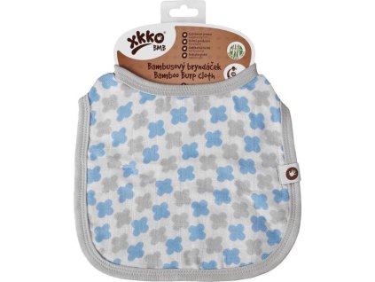 burp cloth baby blue cross mm