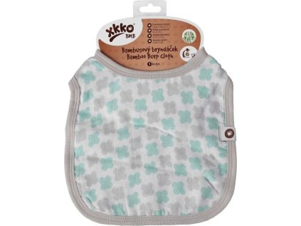 burp cloth mint cross mm