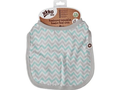burp cloth mint chevron mm