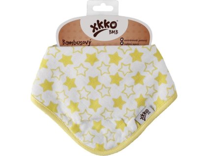 xkko bmb bandana little stars lemon m