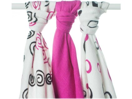 xkko bmb 70x70 spirals bubbles magenta mix m