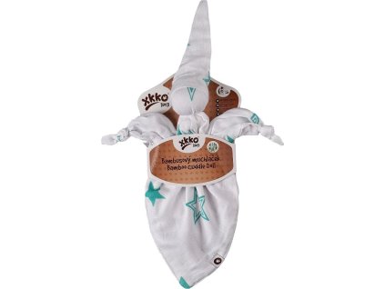 xkko bmb cuddly toy turquoise stars packing mm