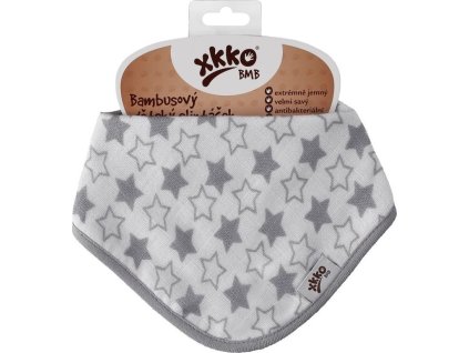 xkko bmb bandana little stars silver m