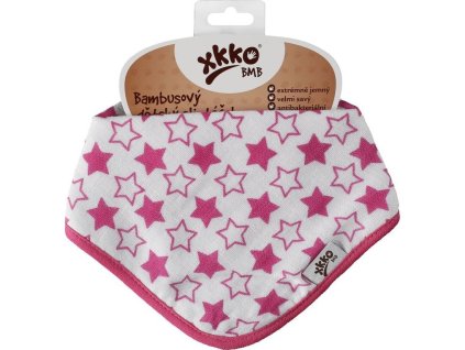 xkko bmb bandana little stars magenta m