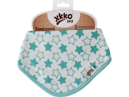 xkko bmb bandana little stars turquoise m