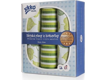 xkko organic leafs collection 70x70 linden mix box m