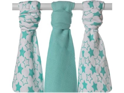 xkko bmb 70x70 little stars tuquoise mix m
