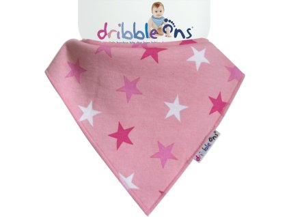 dribble ons pink stars mm