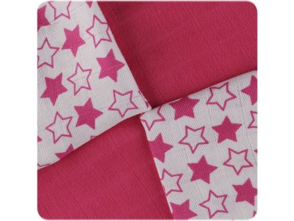 xkko bmb 30x30 little stars magenta mix m