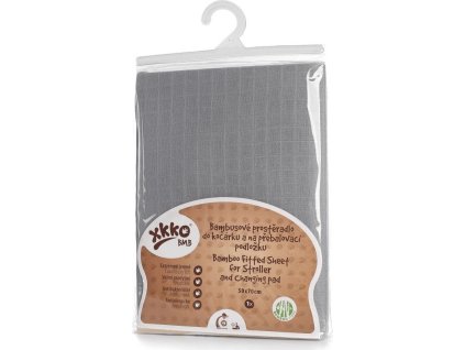 xkko bmb bed sheet 70x50 silver m