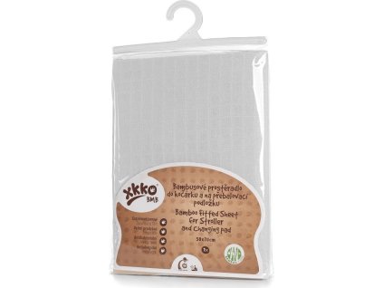 xkko bmb bed sheet 70x50 white m