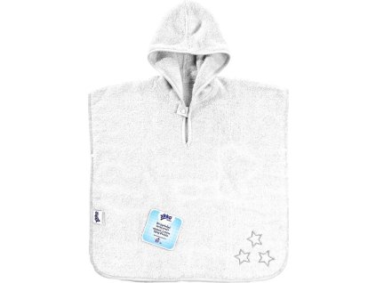 xkko organic poncho white m