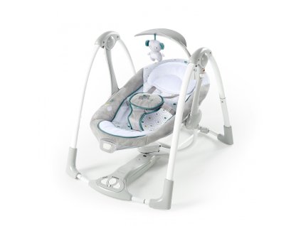 Ingenuity Houpačka konvertibilní vibrující s melodií Nash 2v1 0m+, do 9kg, 2019