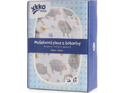 xkko organic120x120 dreamy sheeps box m