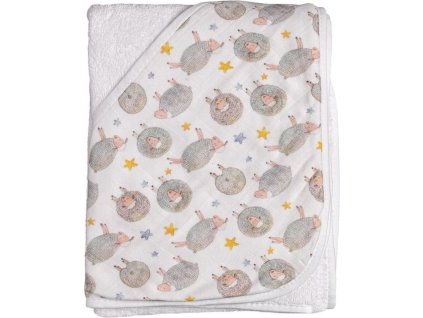 xkko bmb hooded towel 90x90 dreamy sheeps fold