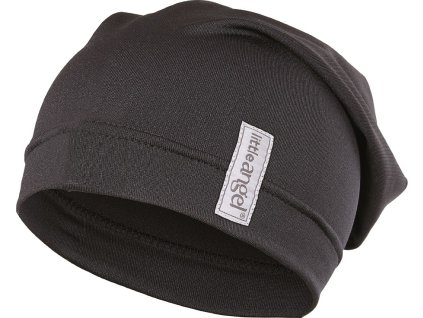 Little Angel Čepice tenká dlouhá Outlast® - černá (Velikost 3 | 42-44 cm)
