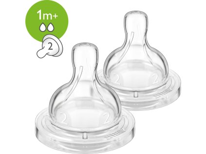 Philips AVENT Dudlík Anti-colic/Classic+ 2 pomalý průtok, 2 ks