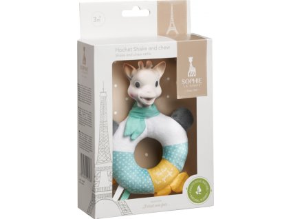 vulli chrastici mekky krouzek s kousatkem zirafa sophie