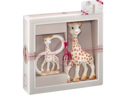 vulli darkovy set zirafa sophie kousatko