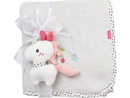 BABY FEHN Muchlací deka jednorožec (Varianta Aiko & Yuki)