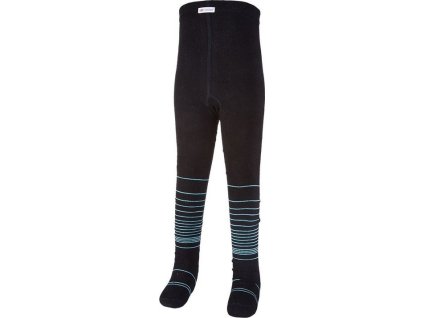 Little Angel punčocháče Outlast® - černá/mentolová (Velikost 62-68)