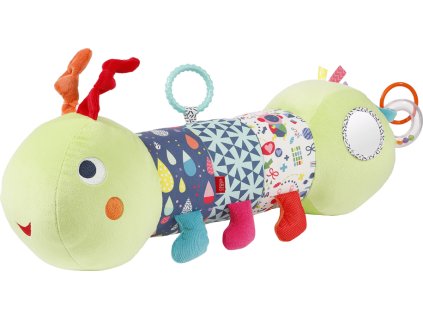 BABY FEHN Plyšová hračka housenka (Varianta Color friends)