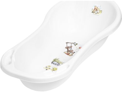 KEEEPER Dětská vanička 100cm "Winnie" se zátkou (Varianta Bílá)