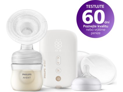 PHILIPS AVENT Philips AVENT Odsávačka mateřského mléka Natural elektronická Premium dobíjecí SCF396