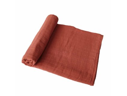 Mushie muselinova zavinovacka bio organicka bavlna Auburn