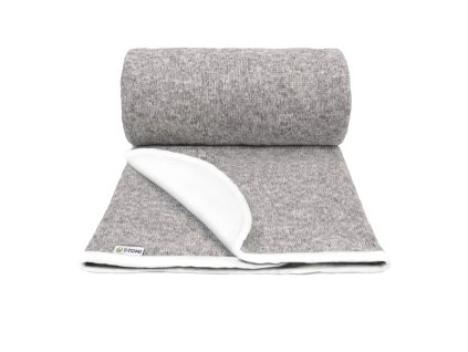 Pletena deka autumn white