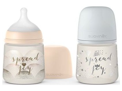 SUAVINEX l Láhev kojenecká JOY 150 ml fyziologická S - SRDCE (Varianta SUAVINEX l Láhev kojenecká JOY 150 ml fyziologická S - SRDCE)