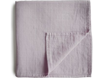 Mushie muselinova zavinovacka bio organicka bavlna SoftMauve 3
